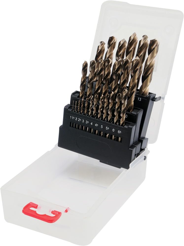 YATO YT-41605 Juego de brocas en espiral para metal