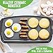 GreenLife 20” Extra Large Electric Griddle, Non-Toxic PFAS & PFOA-Free Ceramic Nonstick, Temperature Control, Quick Even Heating, Removable Drip Tray, Pancakes, Eggs, Sausage, Easy Clean, Black