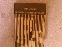 Aesthetics and theory of art: Asthetik und allgemeine Kunstwissenschaft 0814313833 Book Cover