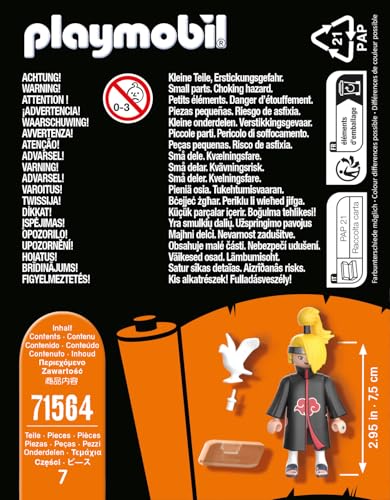 PLAYMOBIL Naruto Shippuden 71564 Deidara Detailed Accessories, Ages 5+, Multi-coloured, 33 millimètres - Image 4