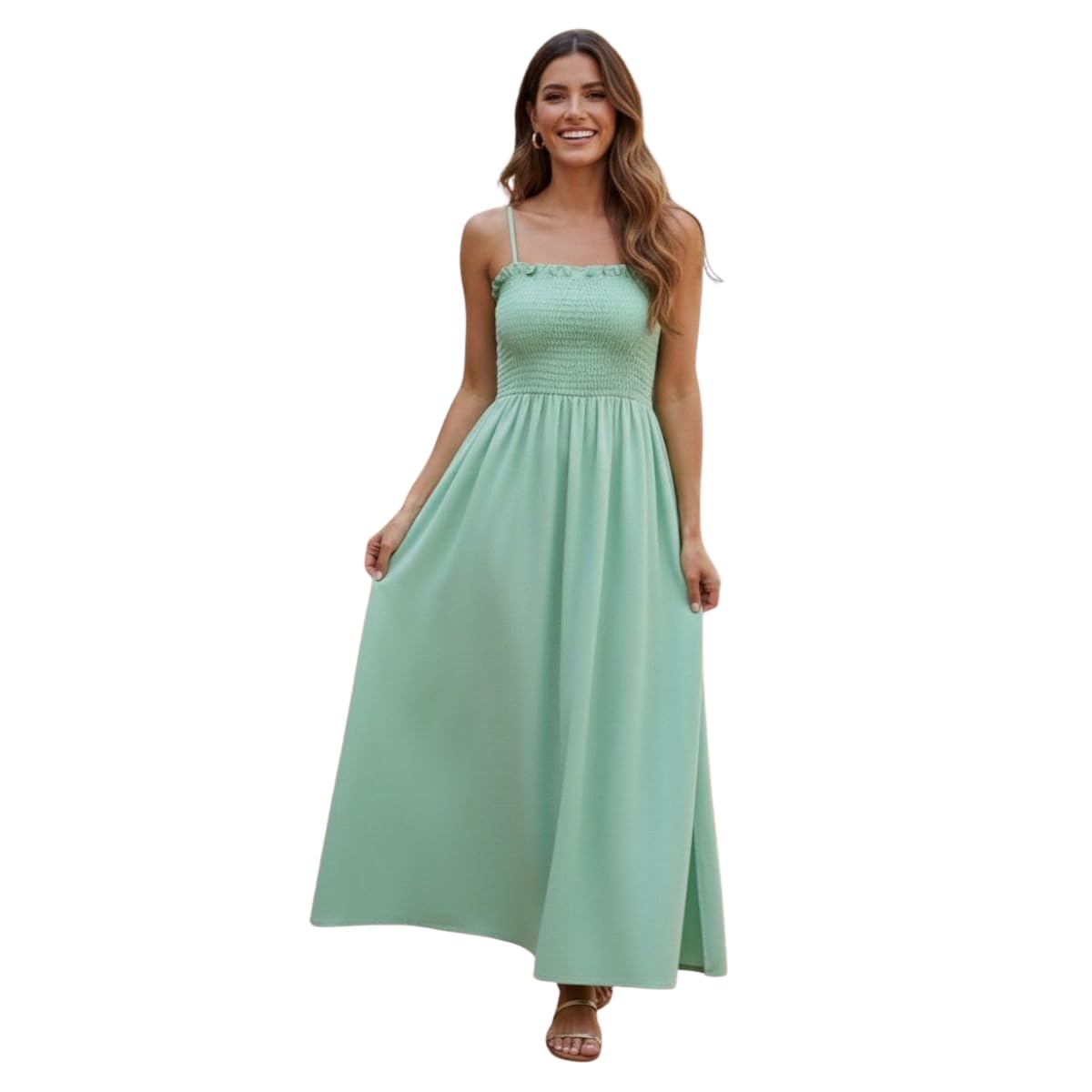 Vestido Feminino Elegante Casual Confortavel para Festa e Trabalho Versatil Tendencia Verão