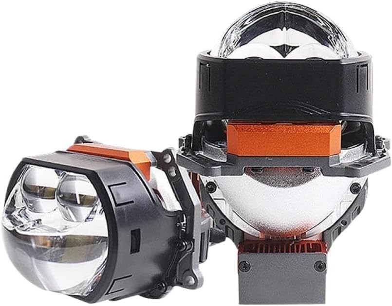 3-Inch 16V LED Projector Lens Headlight Retrofit Kit for Low Beam Automotive and Motorcycle Applications