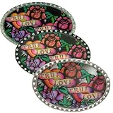 Ed Hardy EH6011B True Love Buckle