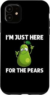 iPhone 11 Cool Pear For Men Women Pears Fruit Vegan Food Vegetarian Case