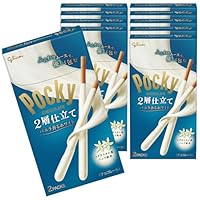 Amazon.co.jp: 江崎グリコ ポッキー 2層仕立て バニラ香るホワイト