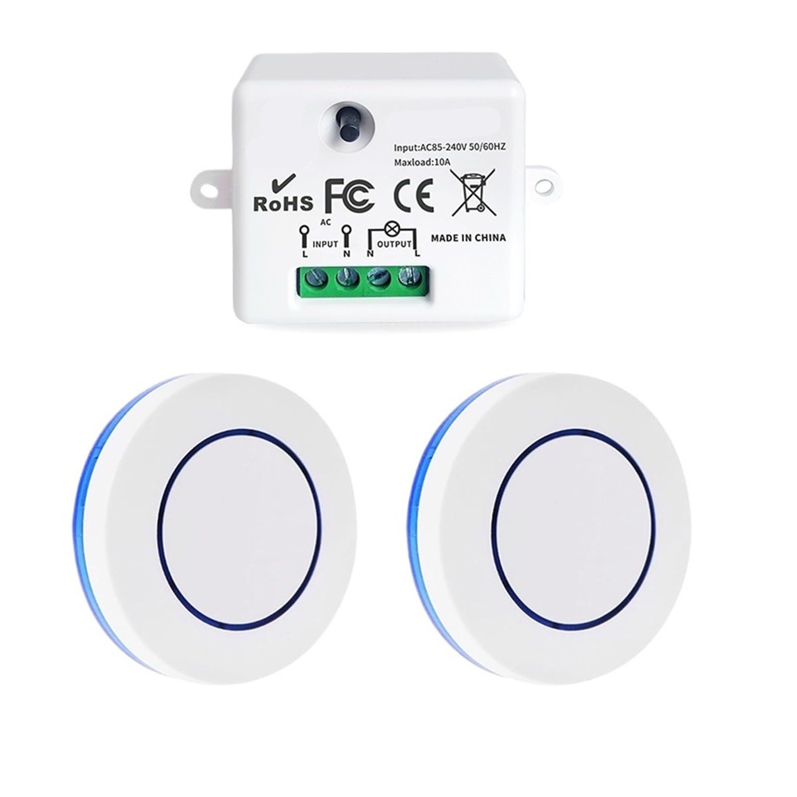 Télécommande DIY et récepteur AC 85-250V pour mini interrupteur de lampe