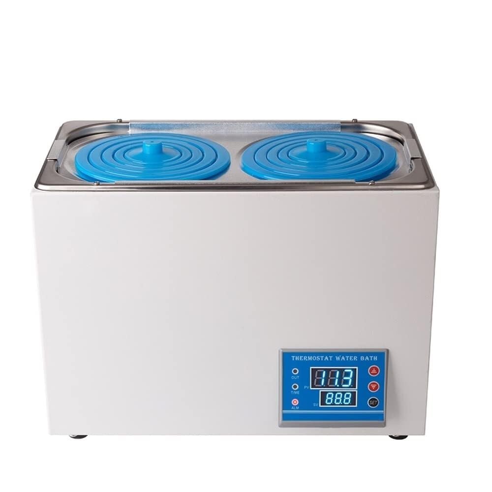 Baño María termostático digital para laboratorio, calentador eléctrico para baño María, baño María termostático de calentamiento científico, suministros para baño María de laboratorio con revestimie