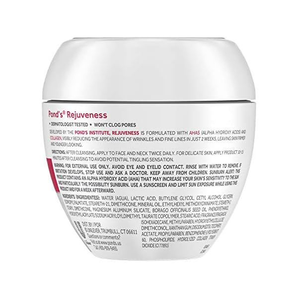 Ponds-Rejuveness-Anti-Wrinkle-Cream-Twin-Pack-2-Count-Packaging-may-vary Pond's Rejuveness Anti-Wrinkle Cream Twin Pack, 7 Ounce (Pack of 2)