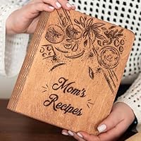 Algopix Similar Product 2 - ENJOY THE WOOD Personalized Recipe Book