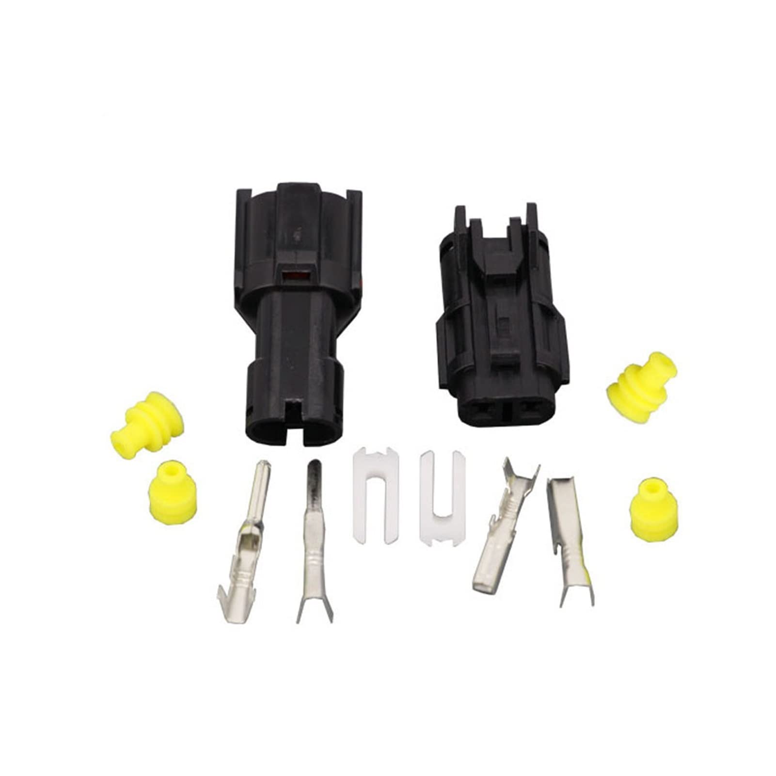 5 conjuntos con conector de alambre eléctrico impermeable 2 pines DJ7021-1.8-11/21 Conector automóvil DJ7022Y-2-11/21 2P