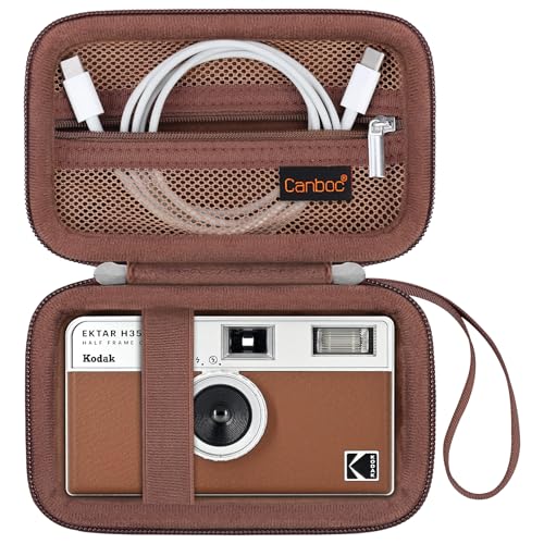 Estuche para cámara Kodak Ektar H35, marrón miniatura 1