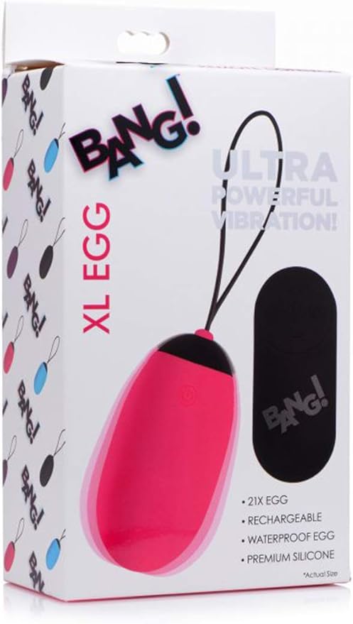 Bang! ¡Explosión! Xl Huevo Vibrador - Rosa 175 g : Amazon.es ...