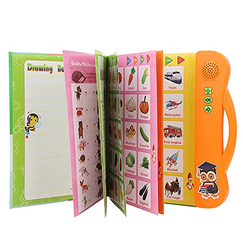 Machine de lecture livre sonore enfant orange étanche dès 3 ans pour l'éveil intellectuel amusant
