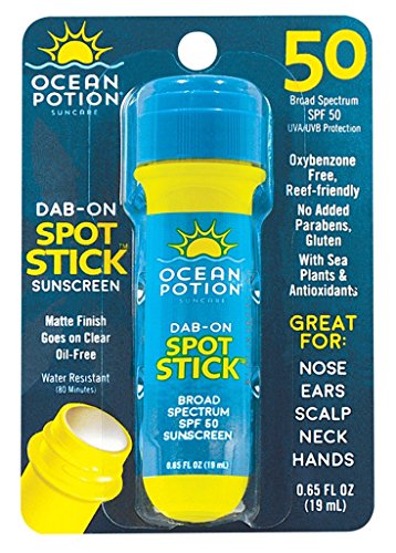 Ocean Potion Suncare Dab-On Sport Stick, SPF 50 0.65 oz (Pack of 2)