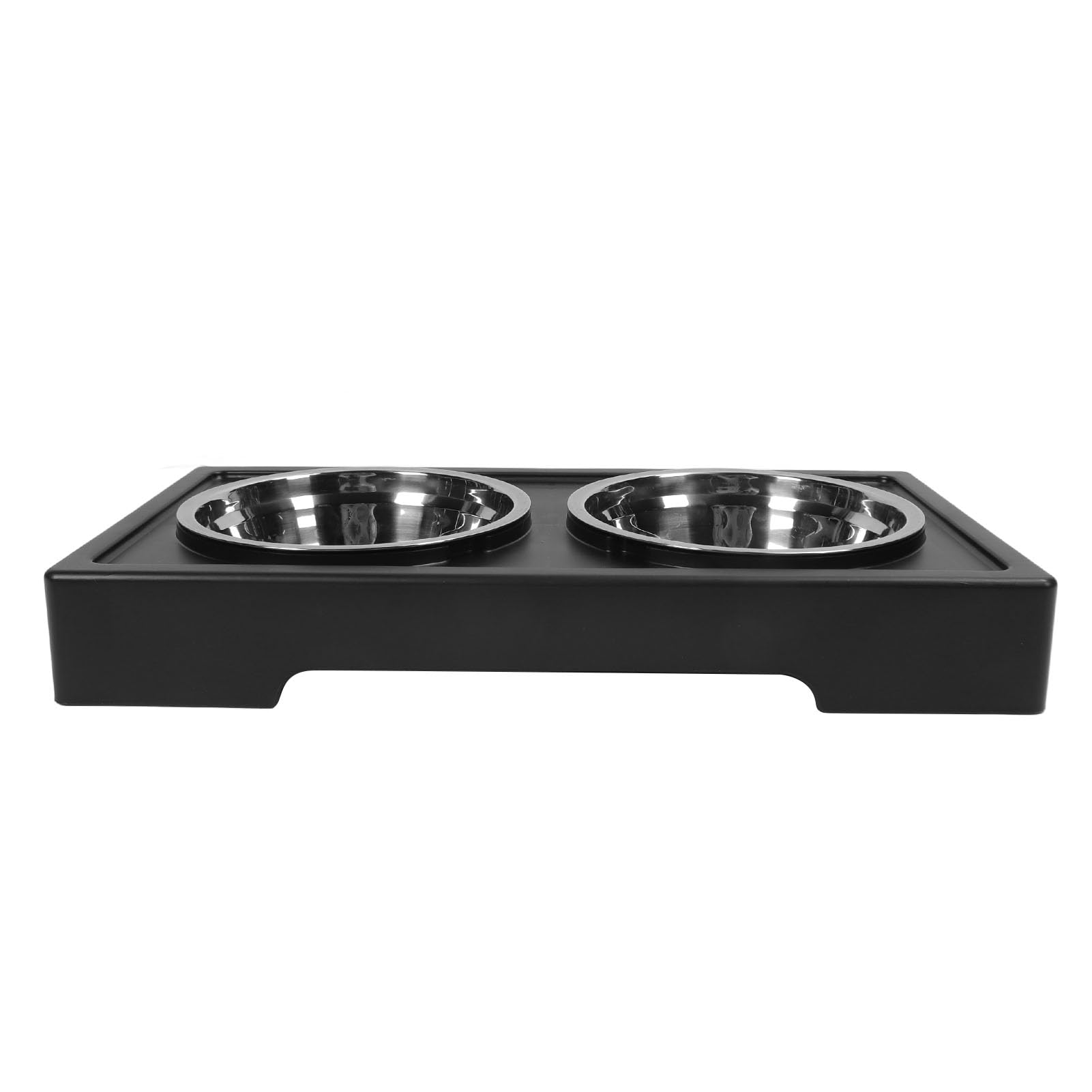 Ciotole Rialzate Regolabili per Cani e Gatti con Supporto in Acciaio Inox Altezza Variabile, Doppia Ciotola, Design Moderno per Pasti Comodi e Ordinati