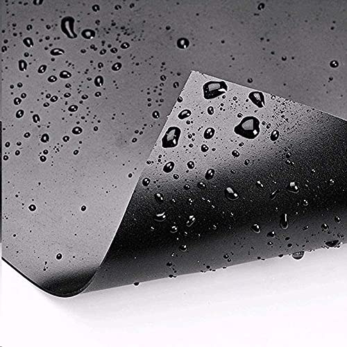 PLMOKN Zwarte vijvervoering, 0. 3 MM Polyethyleenplanten en visveiligheid SeePage -UV Coating voor visvijvers, rivierhelling, dak, 71 maten (Color : Black, Size : 1x8m) - Image 6