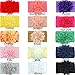 CÉLLOT 15 Pieces Baby Girls Headbands Tulle Hair Bows Head Wraps Chiffon Flowers Bows Soft Stretchy Turban Headbands for Newborn Infant Girls and Toddlers