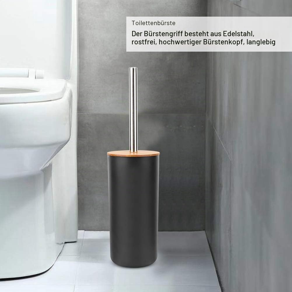 Badezimmer-Zubehör-Set, 6-teiliges Badezimmer-Organizer-Set, Seifendose, Zahnbürstenhalter, Spülbecher, Lotion, Flasche, Zubehör-Set (schwarz)