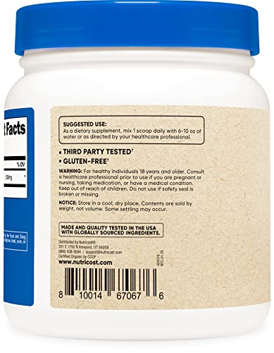 Nutricost Organic Astragalus Root Powder 1Lb - Gluten Free, Non-Gmo, Vegetarian #TOP2