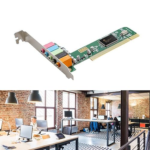 image for CHIUEAST PCI 5.1 Stereo Card CMI8738 Surround Sound Chip 4 Channels fo