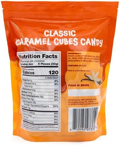 Caramel Candy - Vanilla Caramels Individually Wrapped - 2 Lb Pack — view 3