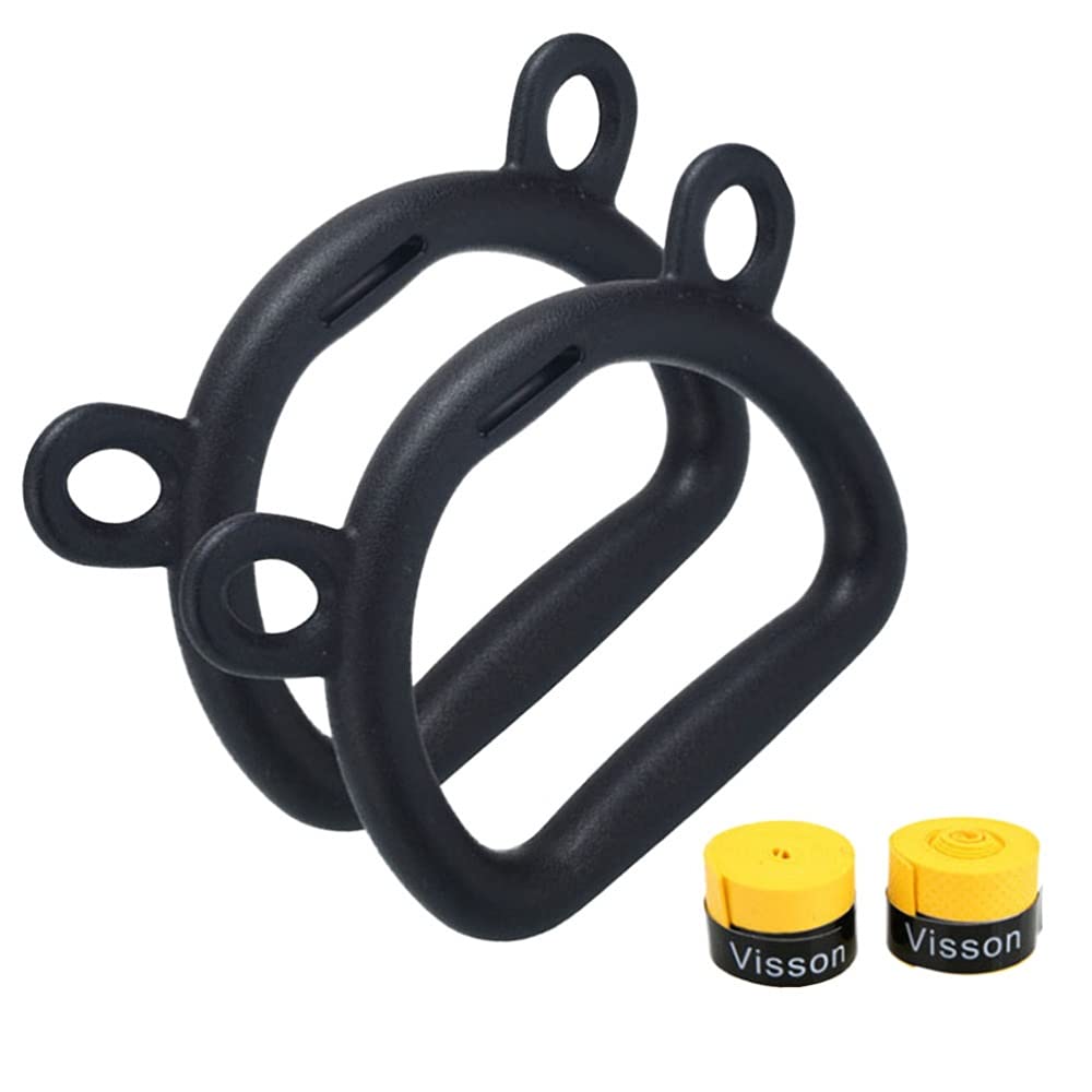 Anelli per il fitness, 2 pezzi di anelli da ginnastica for bambini, attrezzi for trazioni, attrezzi for esercizi di fitness for tutto il corpo, allenamento a corpo libero