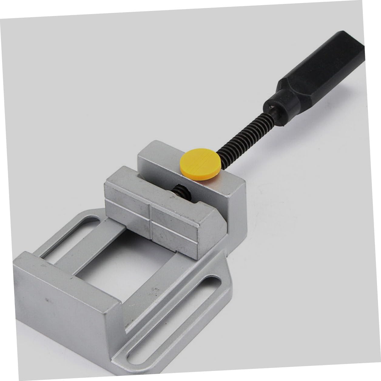 Iron Base Single Hole Drill Press Stand Bench Clamp Rack with Vise Holder Universal Adjustable Drill Press Holder and Workshop Use