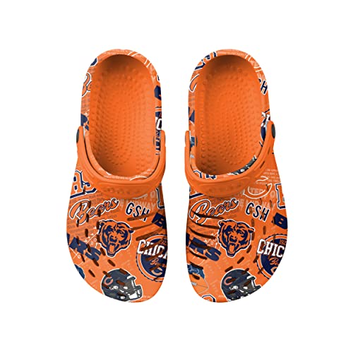 Image of FOCO Arizona Cardinals NFL Mens Historic Print Clog with Strap