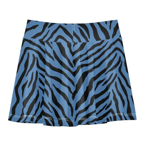 Girls Athletic Skirt 3-12 Years High Waist Tennis Skirts Zebra Print for Kids Golf Running Dance Skort2