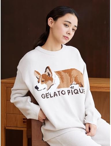 gelato pique ジェラートピケ エアモコ SLEEPING DOG上下 Amazon | [ジェラート ピケ] エアモコSLEEPING DOG JQDプル