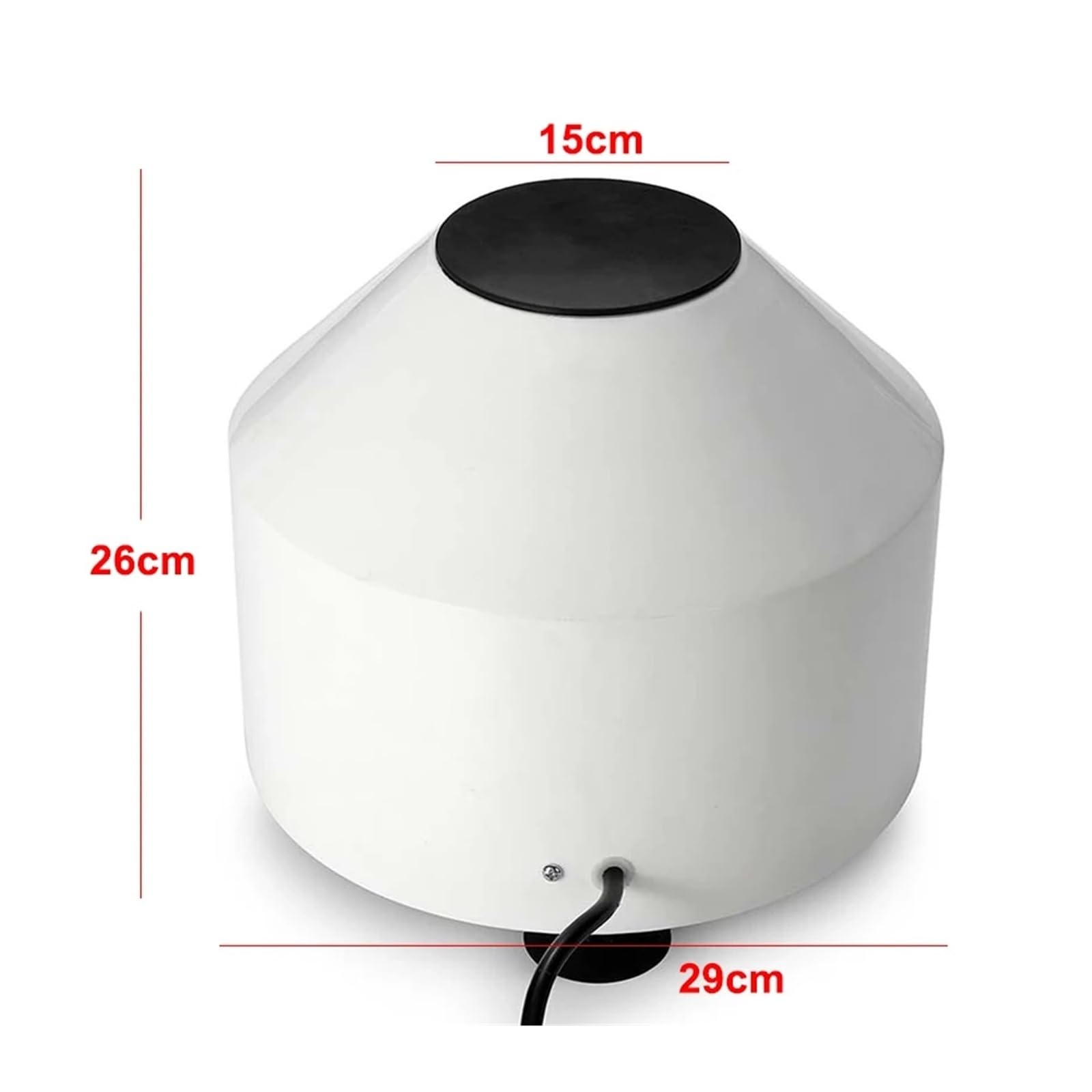 Centrífuga de Laboratorio eléctrica de 800D y 4000 RPM de Alta eficiencia, máquina de práctica médica, centrífuga de Escritorio(White)