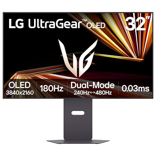 LG 32GX870A-B 32-inch Ultragear 4K UHD (3840 x 2160)...