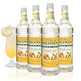 Monins Sugar Free Triple Sec Syrup, 1 Liter -- 4 per case.