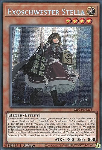Exoschwester Stella MP23-DE253 Secret Rare Deutsch Near Mint 1. Auflage - 25th Anniversary Tin: Dueling Heroes Mega Pack - mit ReCollectibles-Versandschutz - für Yu-Gi-Oh!