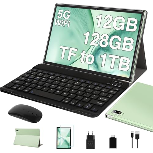 2025 Newest Tablet 10 Pulgadas Android 13 Tablets, 12GB RAM+128GB ROM/TF 1TB, 5G WiFi, 8-Core 2.0...