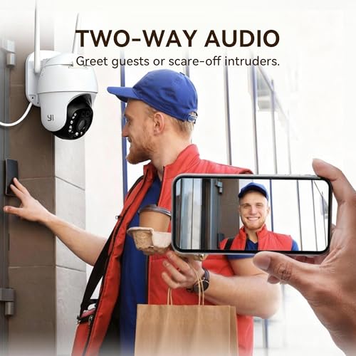 YI 2K Outdoor Security Camera,Trcking Motion-1pc