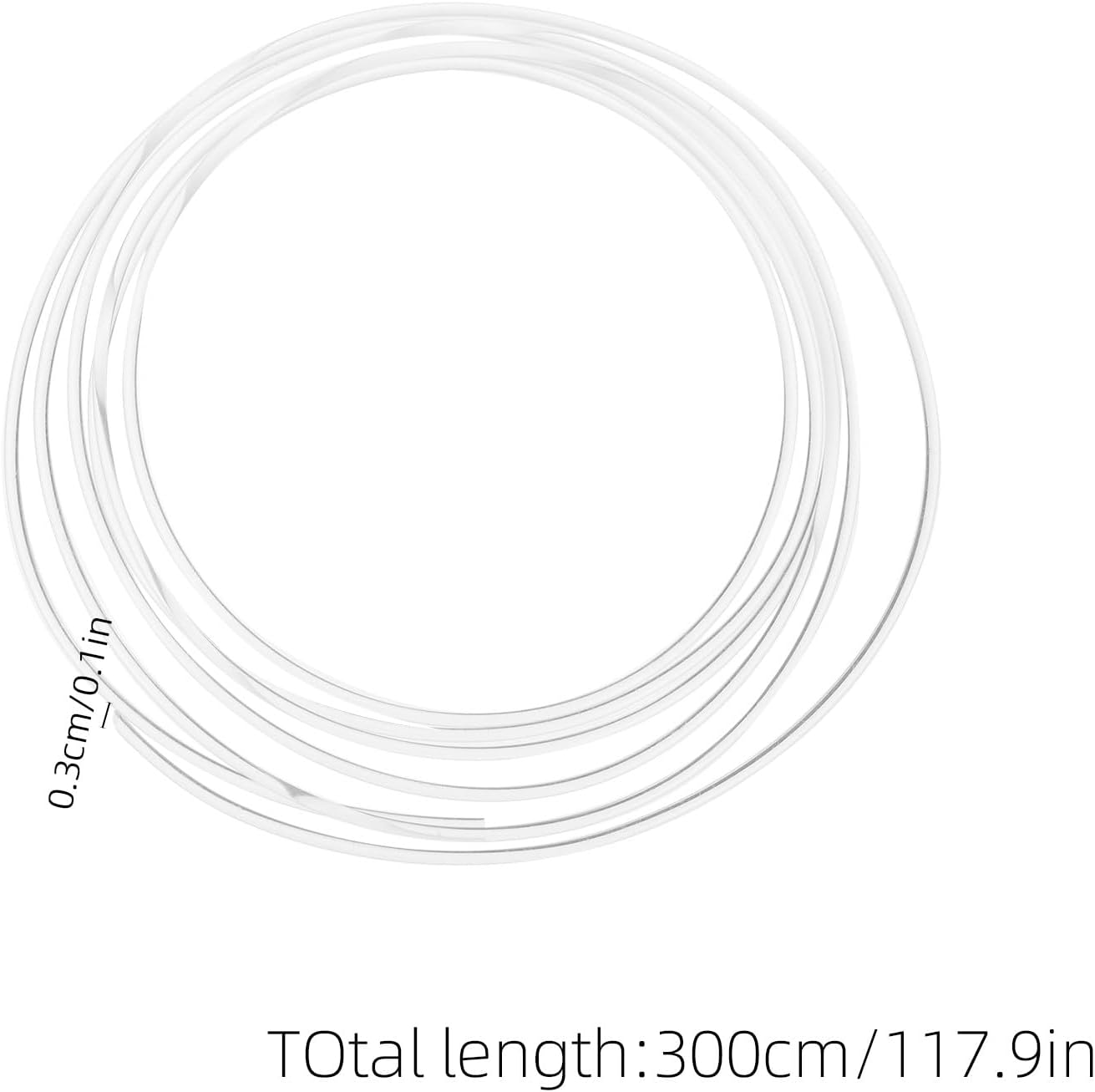 1 Roll Light Guide Strip: PMMA Material Optical Fiber Cable - Decorative Ambient Lighting Side Light Guide Strip for Festive Party, 118 Inch