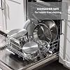 T-Fal Gourmet 11" & 12" Stainless Steel Pan Set, Induction Compatible, Dishwasher Safe, Oven Safe to 500°F, Skillet Set, Frying Pans, Silver #5