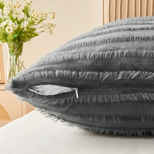 Image of BEDELITE Body Pillow Cover with Zipper, Boho-Gray, 20x54 Inch, 1 Pack