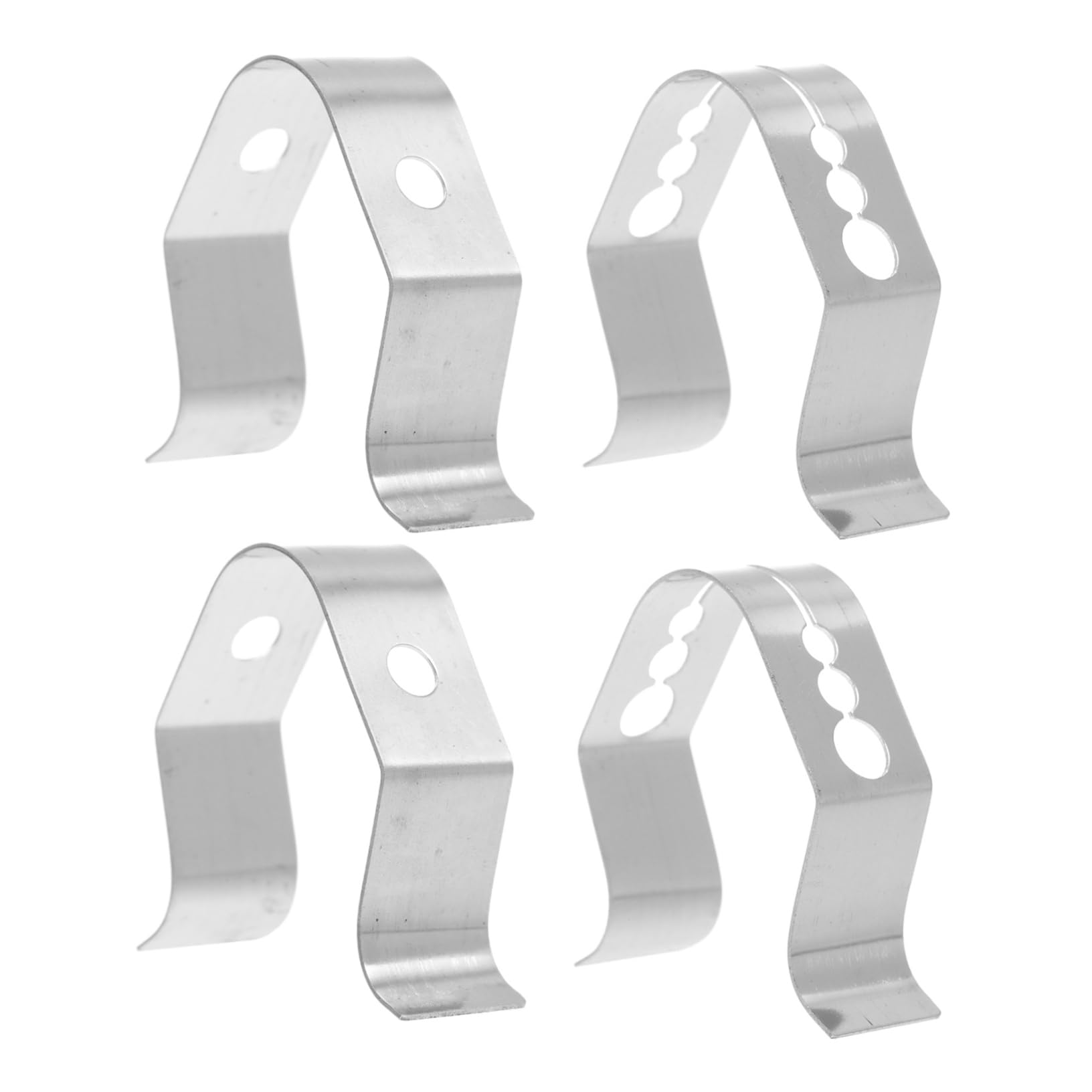 STOBAZA 4pcs Thermometer Clamps Grill Probe Clips 304 Stainless Steel Food Grade Holder for Grills and Replacement Thermometers