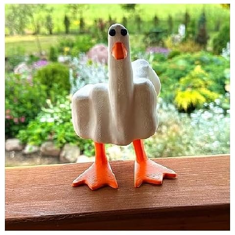 Hoxxu Middle Finger Duck Figurine Cover