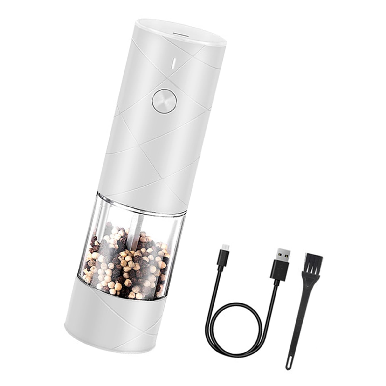 SHYYOULQE Portable Rechargeable Coffee Grinder Multifunctional Kitchen Gadget Salt And Pepper Mill With Adjustable Coarseness Ceramics Salt And Pepper Mill