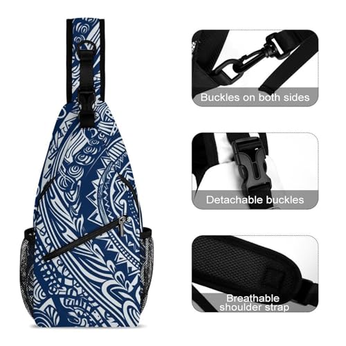 Crossbody Sling Bag Cat Under Blanket Backpack Sling Bag Travel Hiking Chest Bag Shoulder Bag Daypack3