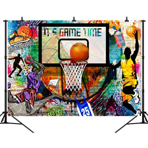 Fondo Fotográfico de Baloncesto 7x5ft miniatura 2