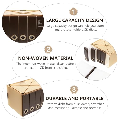Estuche para CD numerable y portátil ideal para ahorrar espacio durante tus viajes 7