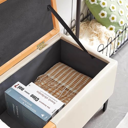 Rangement Polyvalent Rectangulaire et Banc en Cuir Confort