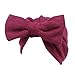 Produktbild LuckyGirls Kinder Baby Mädchen Boho Hut Schmetterlingsknoten Kaschmir Turban Kopf Wrap Cap Haarschmuck (rot)