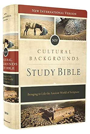 NIV, Cultural Backgrounds Study Bible (Context Changes Everything ...