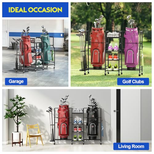 samstar Golf Storage Garage Organizer