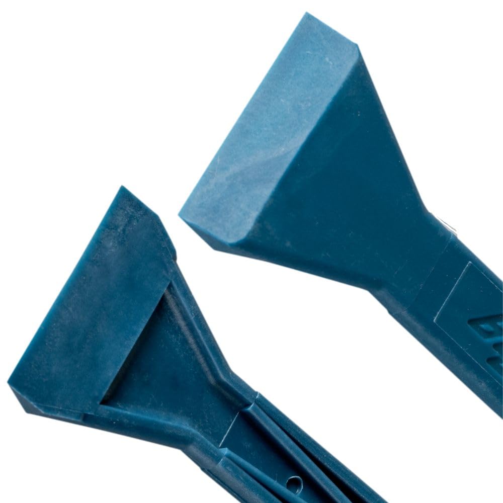 Bojo Tools 5-Pack Heavy Duty Plastic Scrapers - 1-3/4\" Wide Blade, Chemical Resistant (Made In USA)